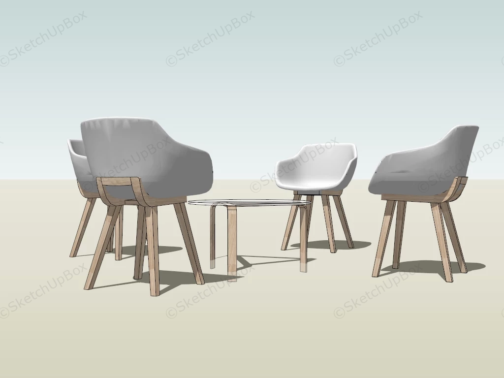 Minimalist Outdoor Furniture sketchup model preview - SketchupBox