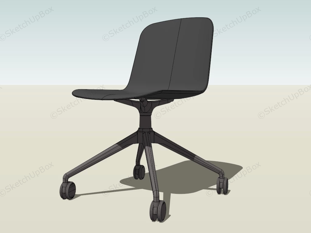 Office Swivel Chair sketchup model preview - SketchupBox