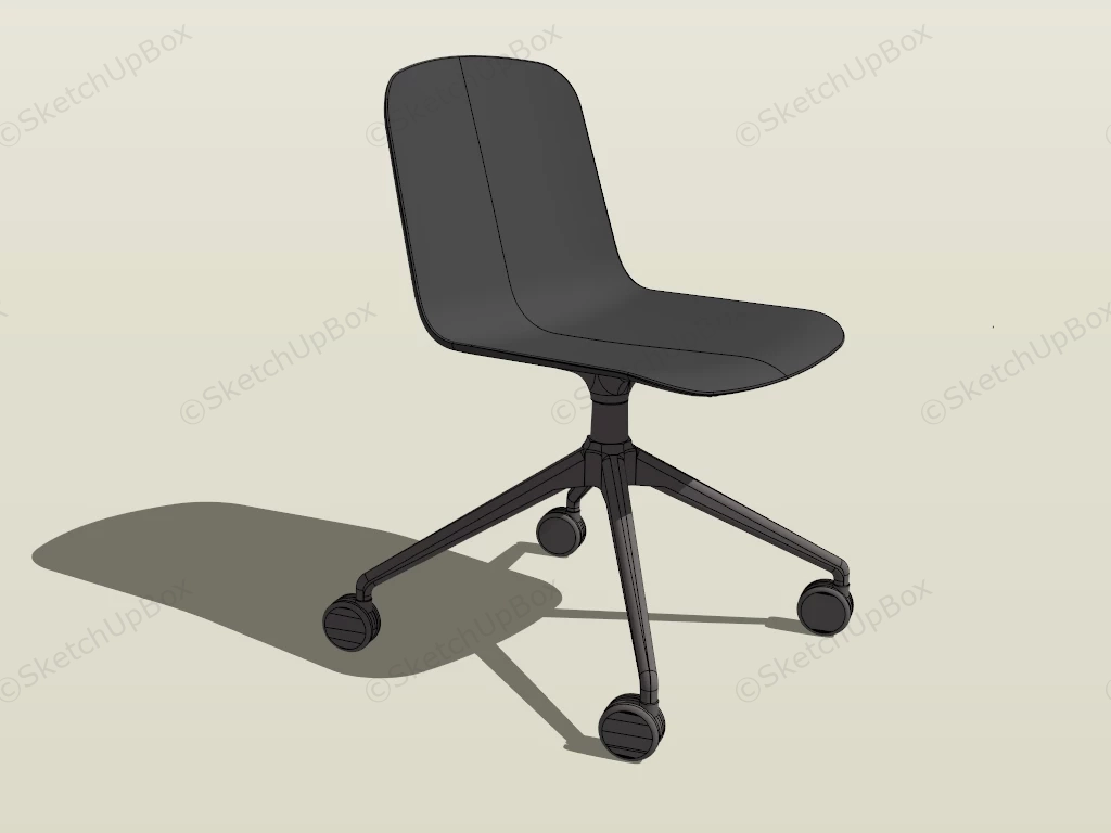 Office Swivel Chair sketchup model preview - SketchupBox