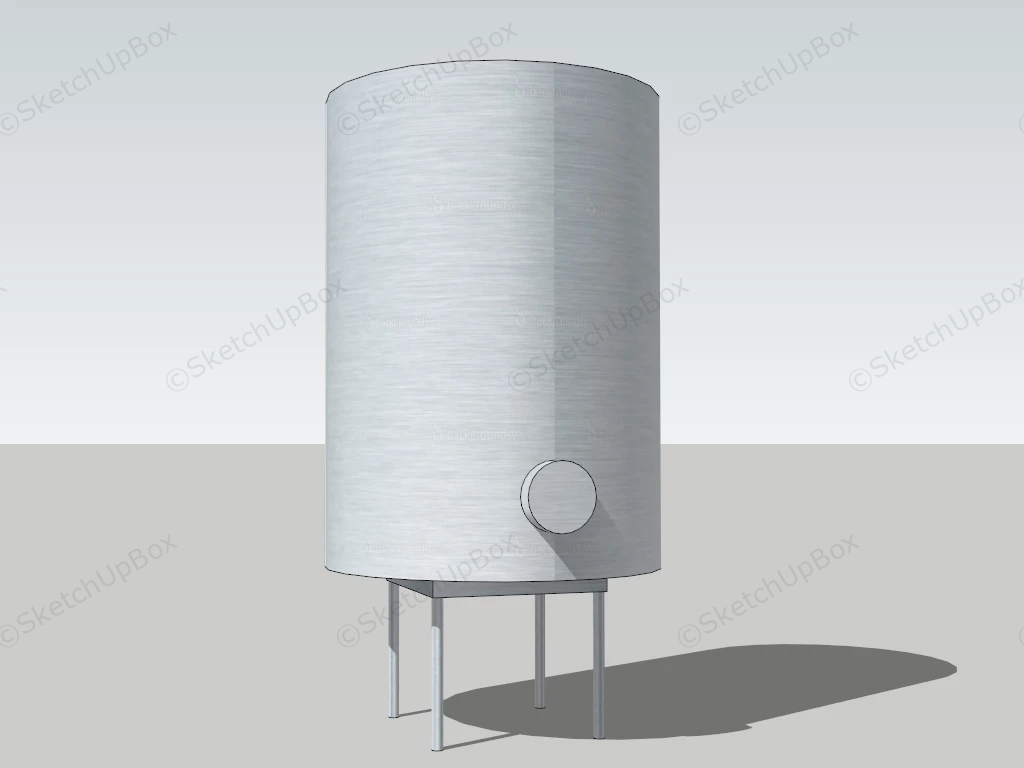 Vertical Storage Tank sketchup model preview - SketchupBox