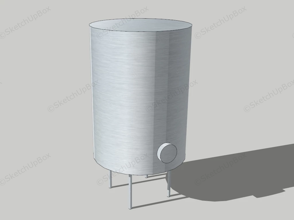 Vertical Storage Tank sketchup model preview - SketchupBox