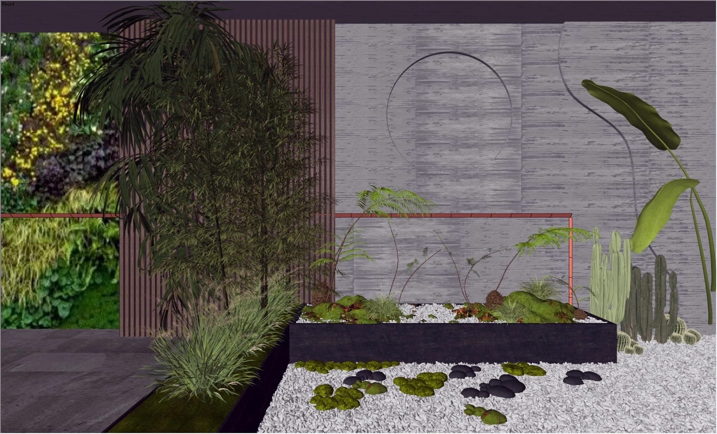 Indoor Garden Room Design sketchup model preview - SketchupBox