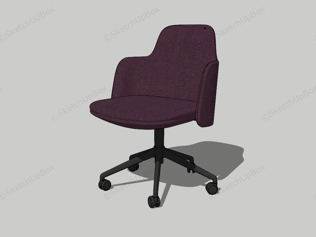 Modern Office Guest Chair sketchup model preview - SketchupBox