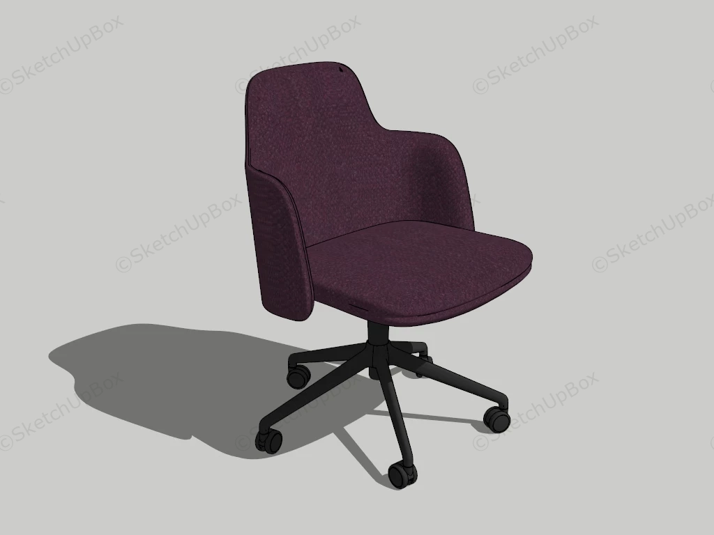 Modern Office Guest Chair sketchup model preview - SketchupBox