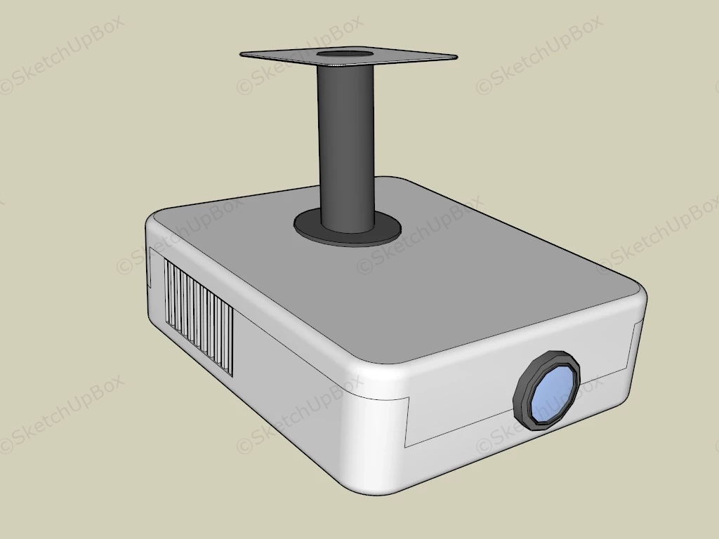 Ceiling Projector sketchup model preview - SketchupBox