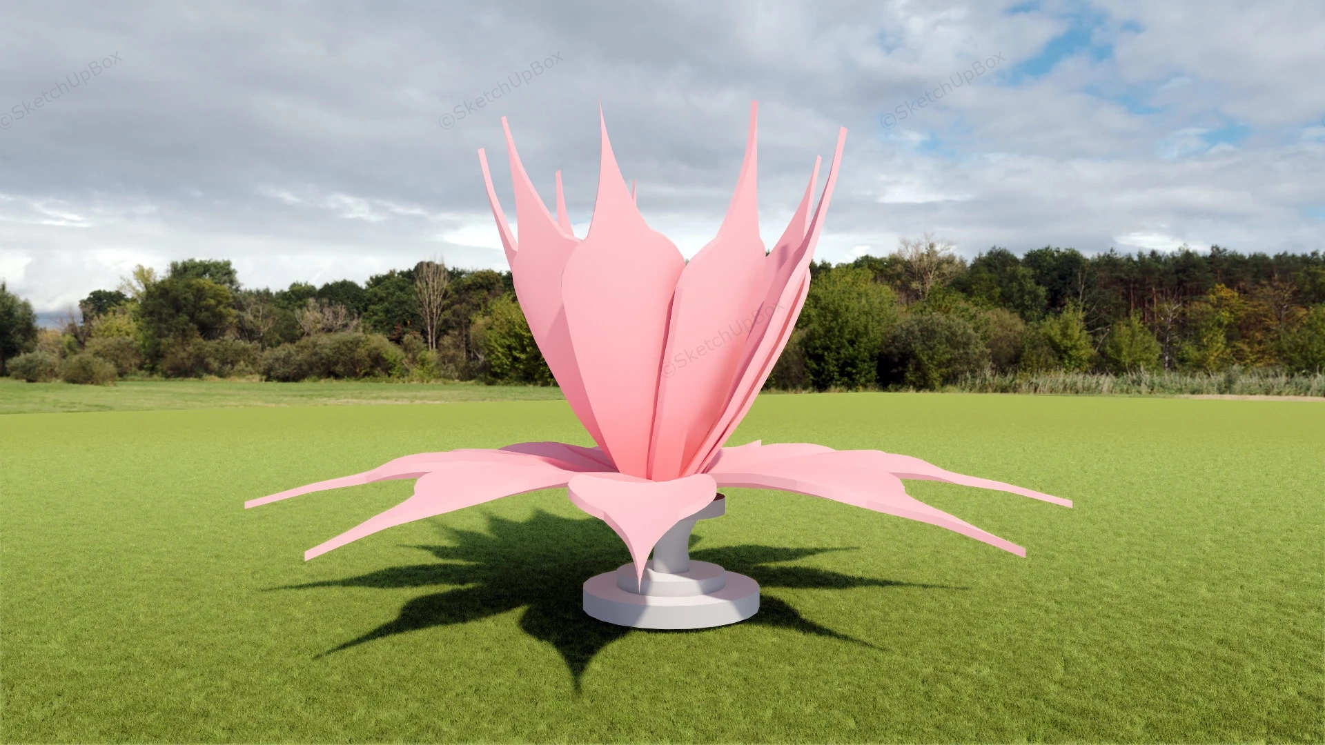 Art Installation In Park sketchup model preview - SketchupBox