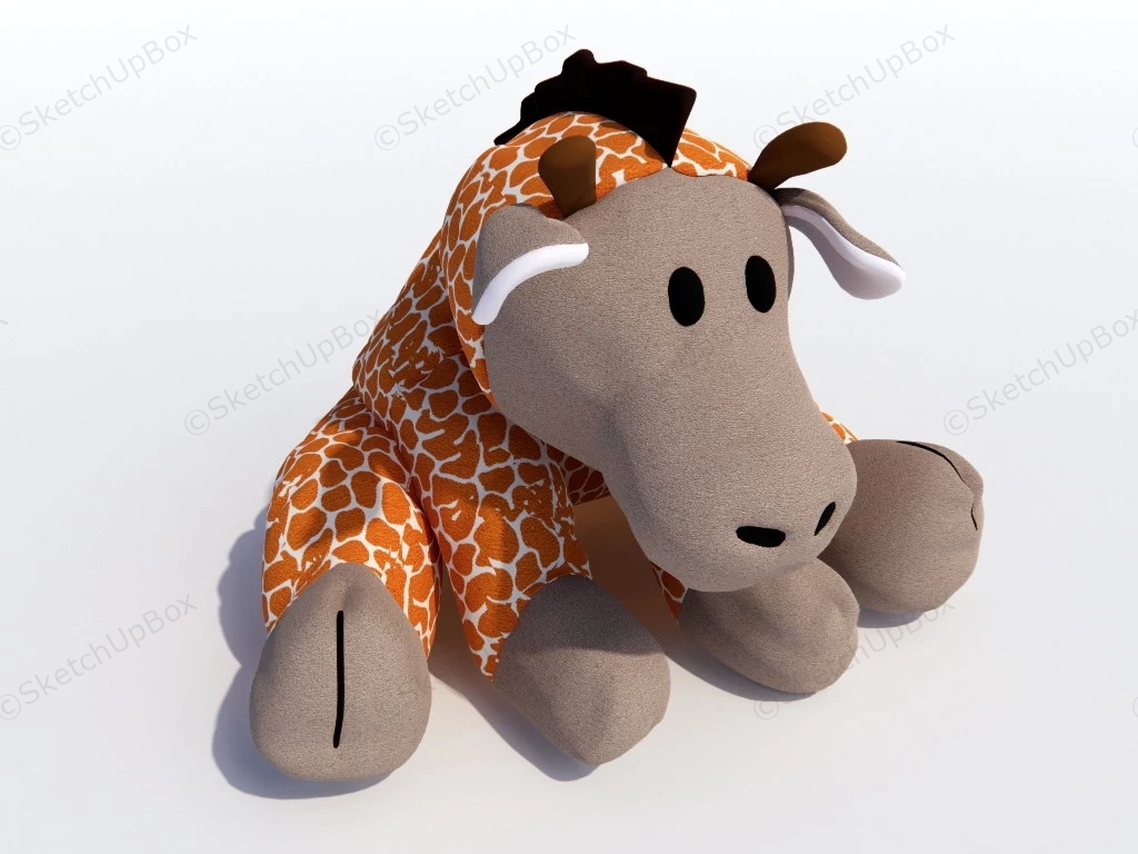 Giraffe Plush Toy sketchup model preview - SketchupBox