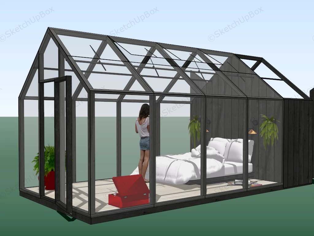 4 Season SunRoom sketchup model preview - SketchupBox