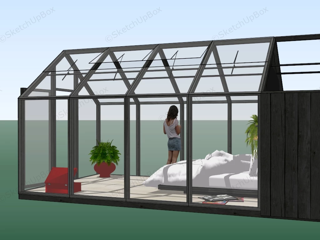 4 Season SunRoom sketchup model preview - SketchupBox