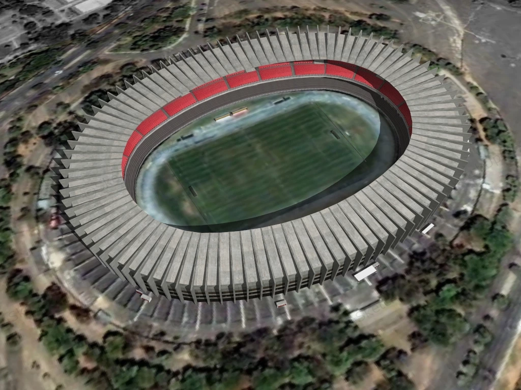 World Cup Soccer Stadium sketchup model preview - SketchupBox