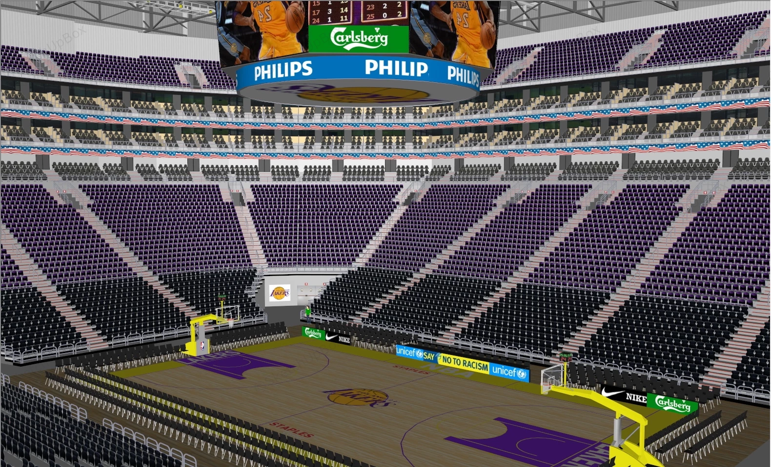 Staples Center Arena sketchup model preview - SketchupBox