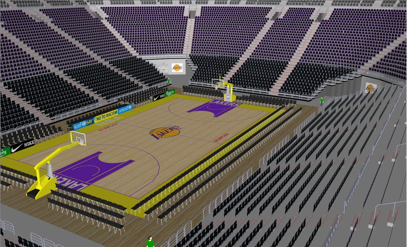 Staples Center Arena sketchup model preview - SketchupBox