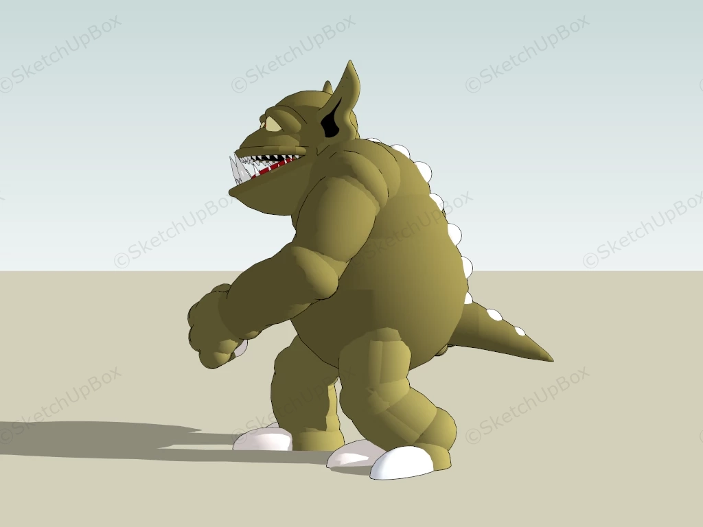 Orc Monster sketchup model preview - SketchupBox