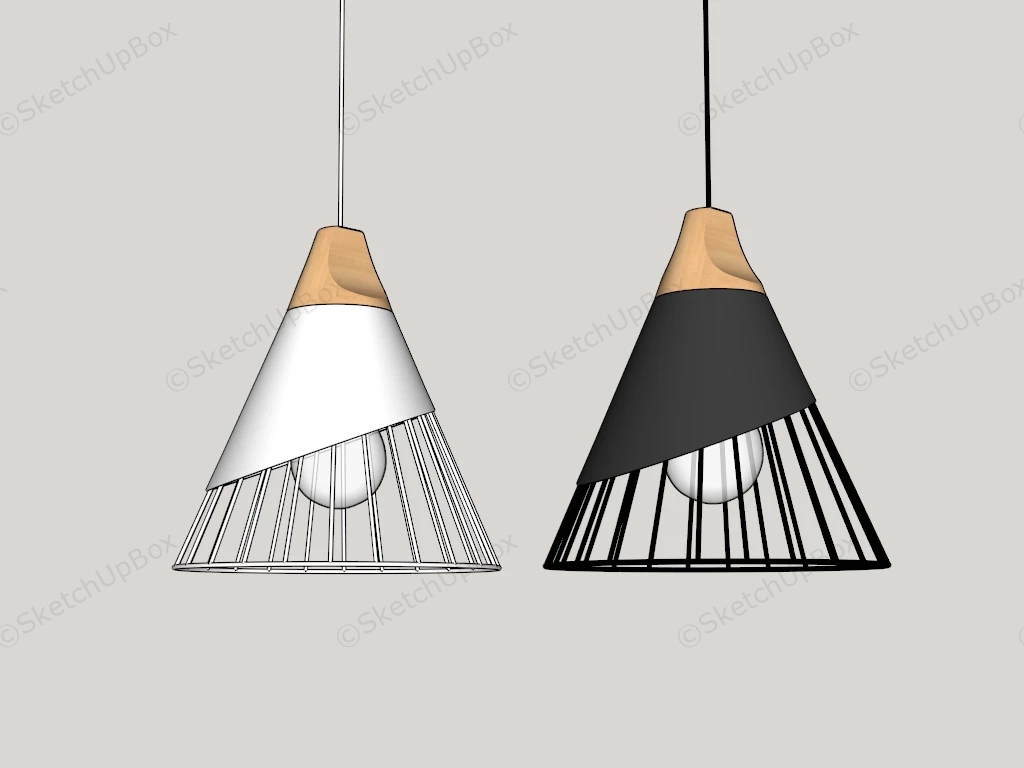 Designer Pendant Lights sketchup model preview - SketchupBox