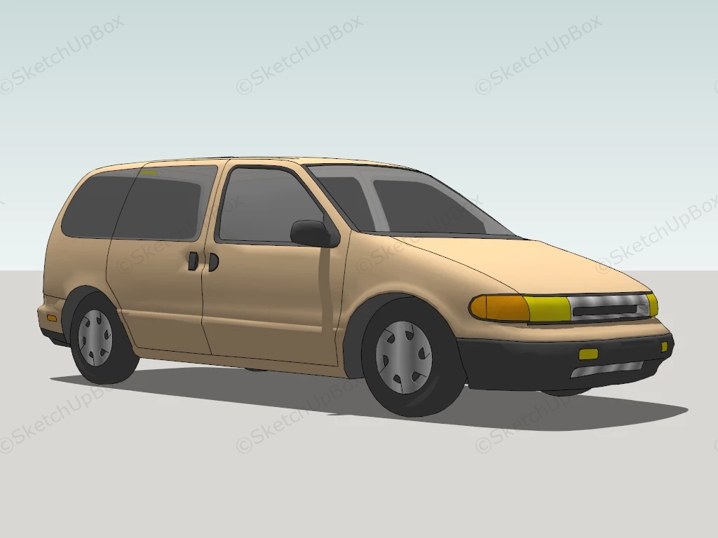 Ford Windstar sketchup model preview - SketchupBox