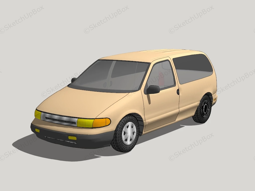 Ford Windstar sketchup model preview - SketchupBox