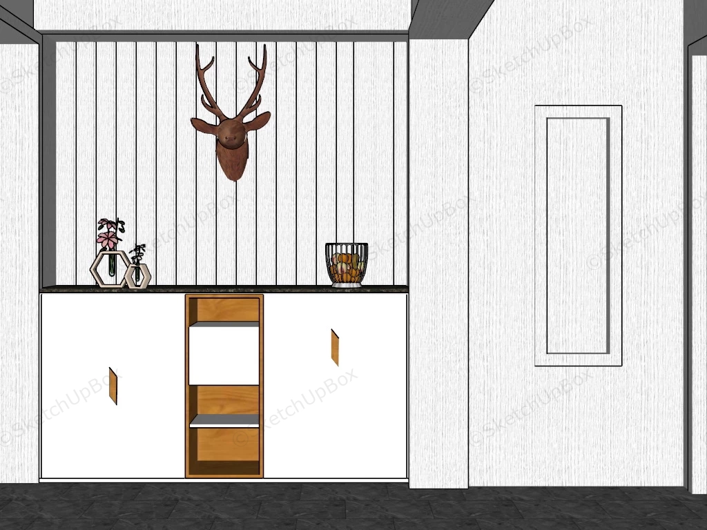 Small Entryway Decor sketchup model preview - SketchupBox