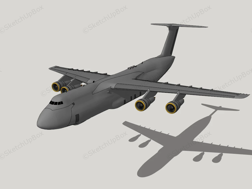 Cargo Plane sketchup model preview - SketchupBox