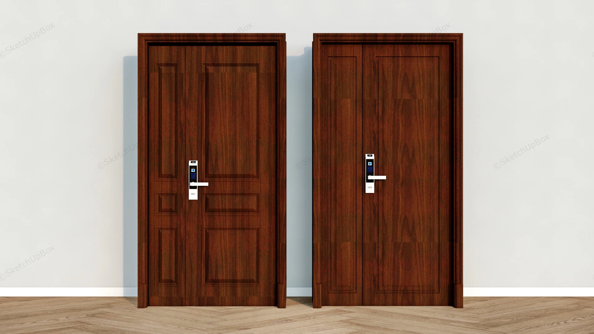 Residential Entry Doors sketchup model preview - SketchupBox