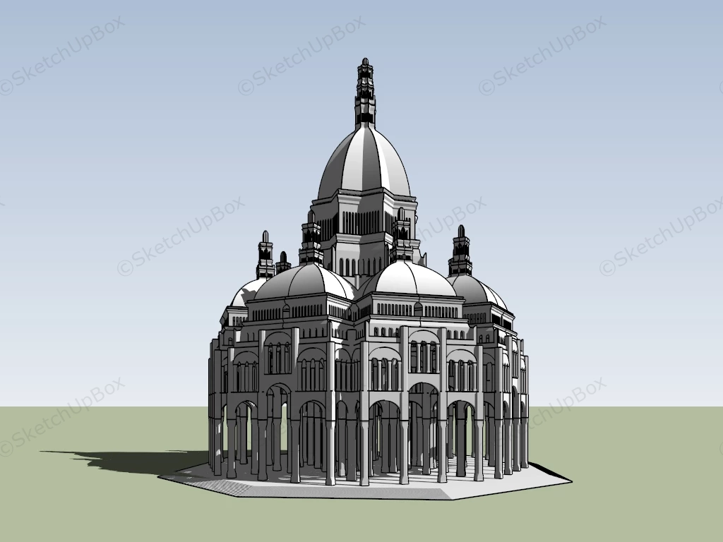 Dome Of Cathedral sketchup model preview - SketchupBox