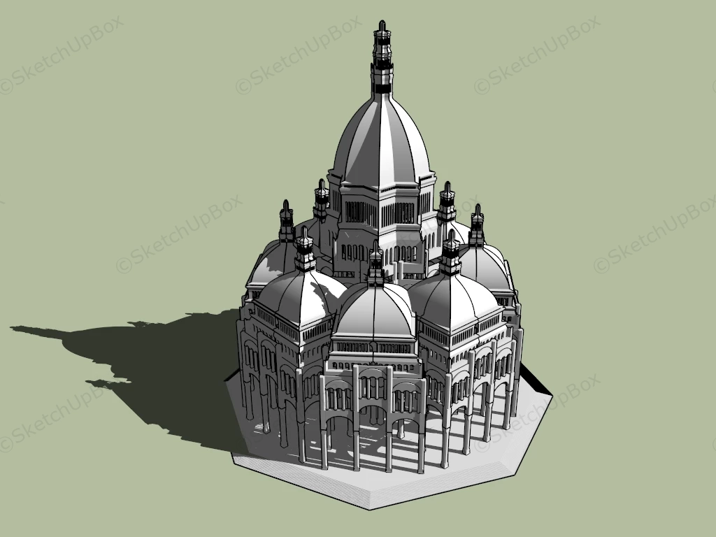 Dome Of Cathedral sketchup model preview - SketchupBox