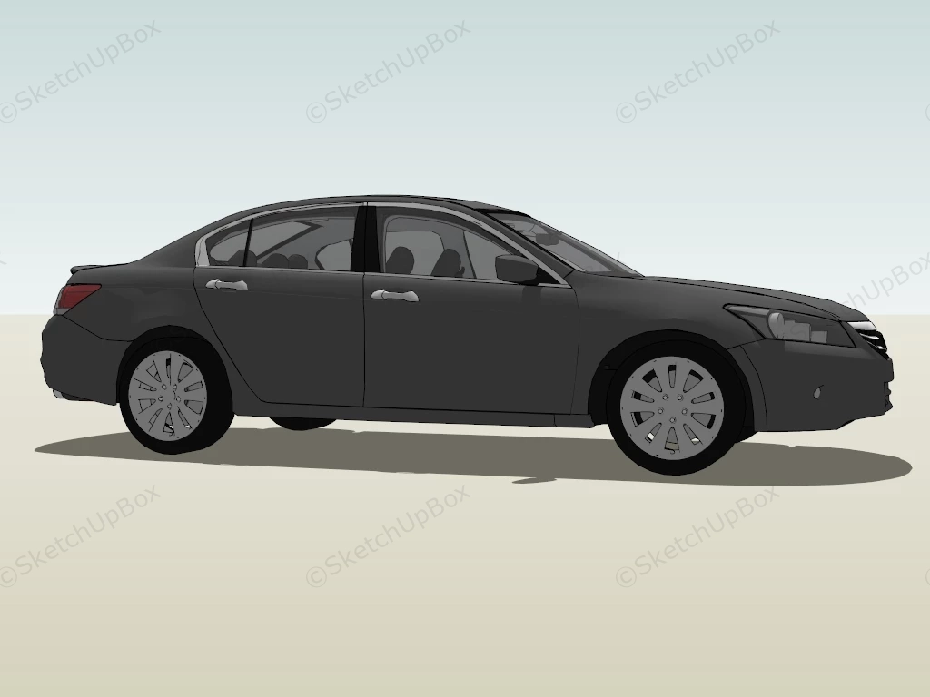 Honda Accord Sedan sketchup model preview - SketchupBox