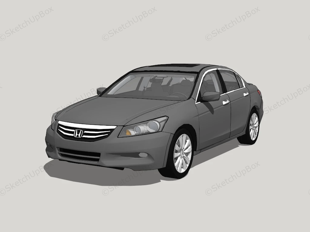 Honda Accord Sedan sketchup model preview - SketchupBox