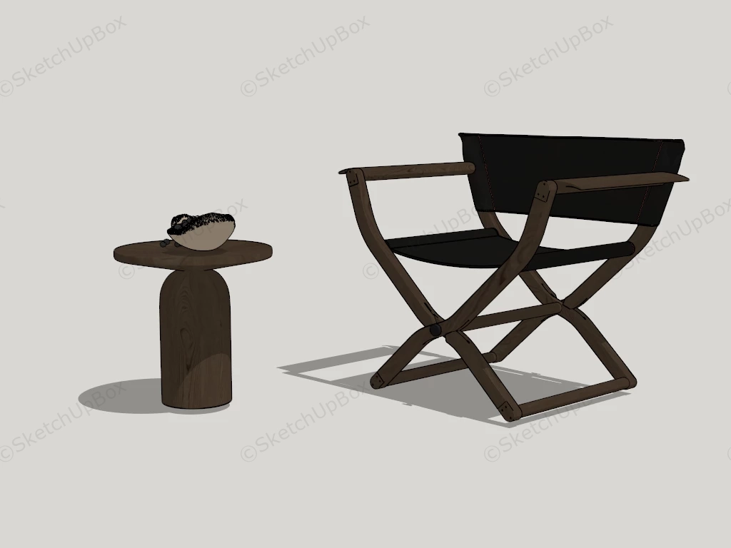 Dante Chair sketchup model preview - SketchupBox