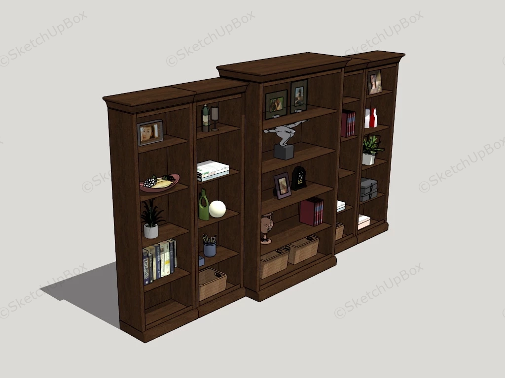 Open Display Cabinet sketchup model preview - SketchupBox