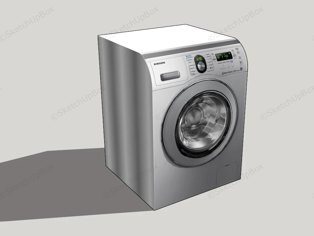 Samsung Front Load Washer sketchup model preview - SketchupBox