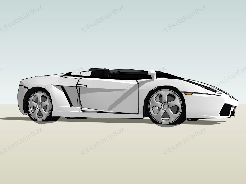 Lamborghini Concept S sketchup model preview - SketchupBox