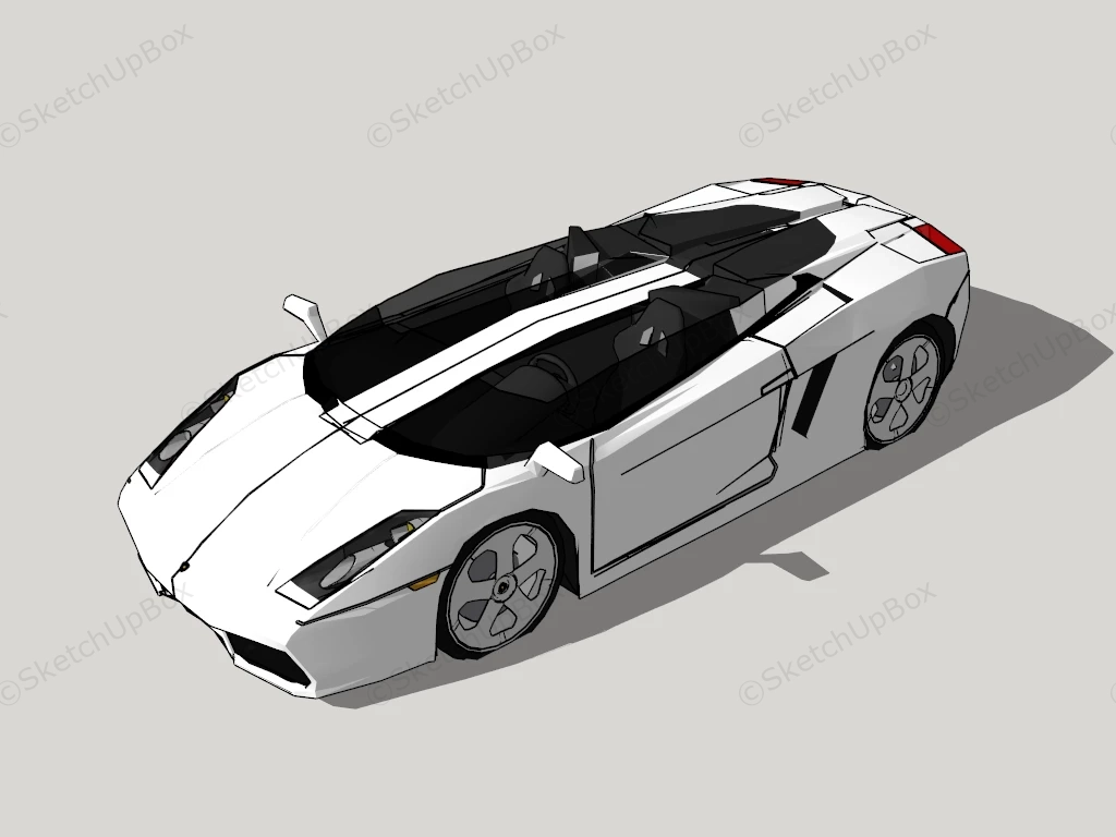 Lamborghini Concept S sketchup model preview - SketchupBox