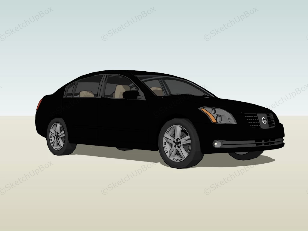 2006 Nissan Maxima sketchup model preview - SketchupBox