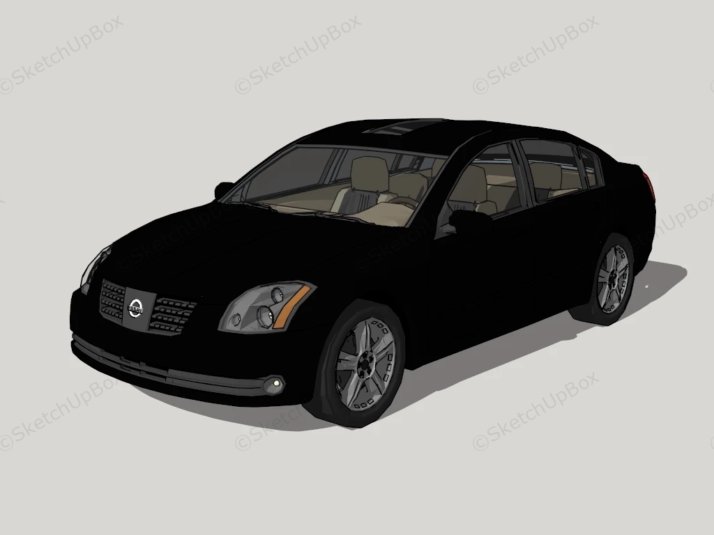 2006 Nissan Maxima sketchup model preview - SketchupBox