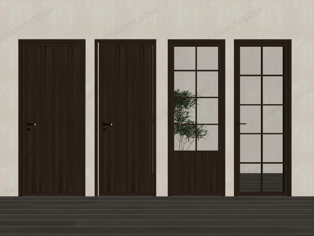 Interior Home Doors sketchup model preview - SketchupBox