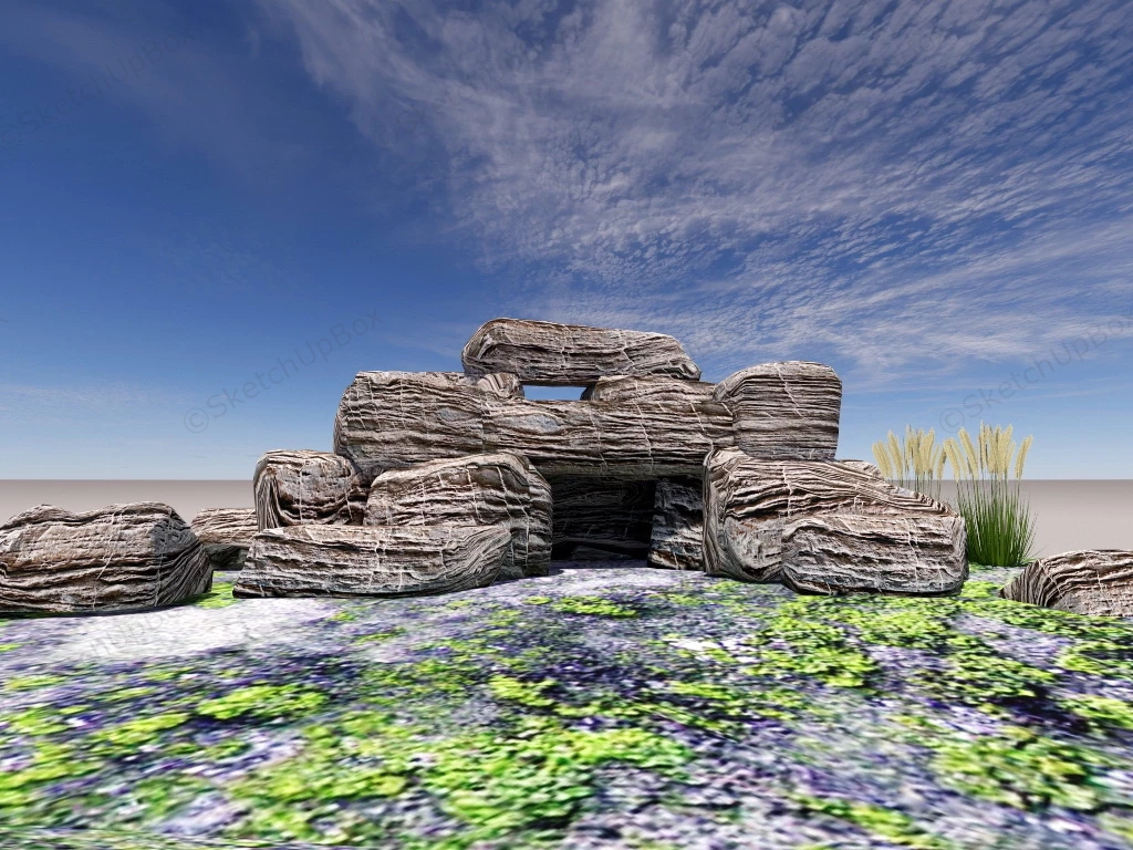 Rock Garden Designs sketchup model preview - SketchupBox