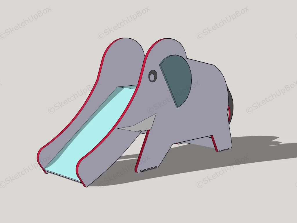 Indoor Elephant Slide sketchup model preview - SketchupBox