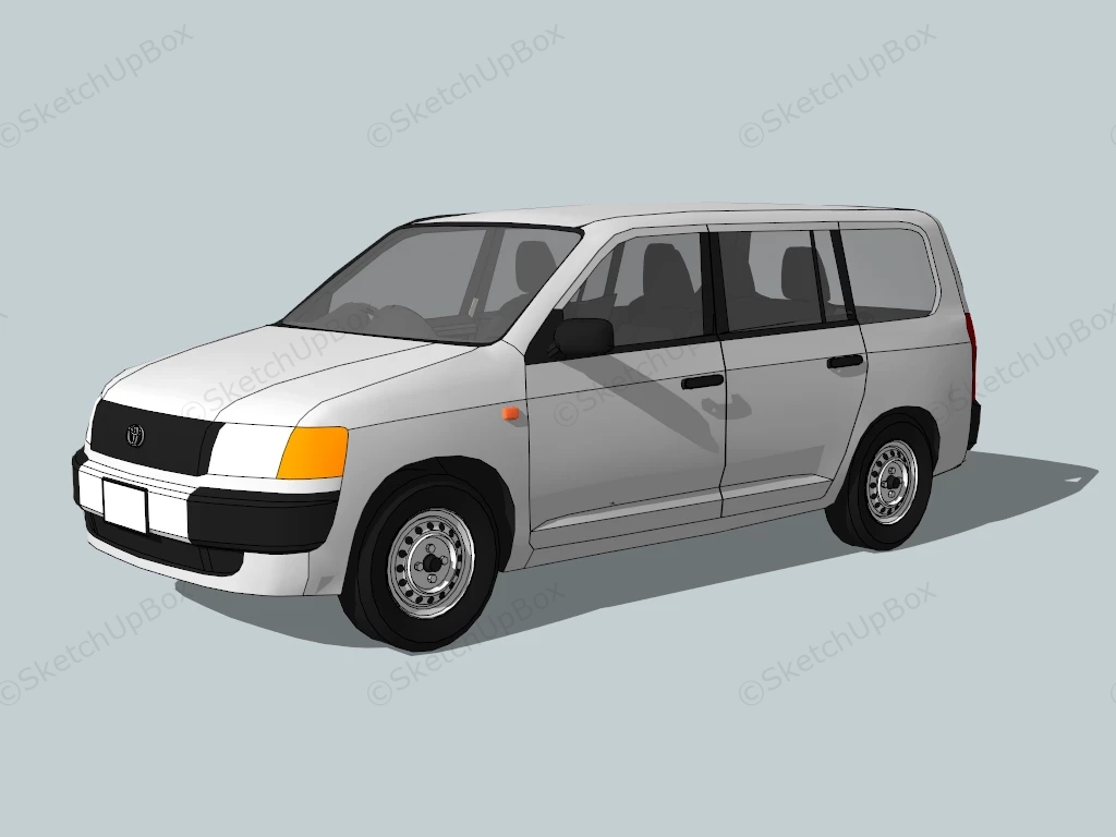 Toyota Avanza sketchup model preview - SketchupBox