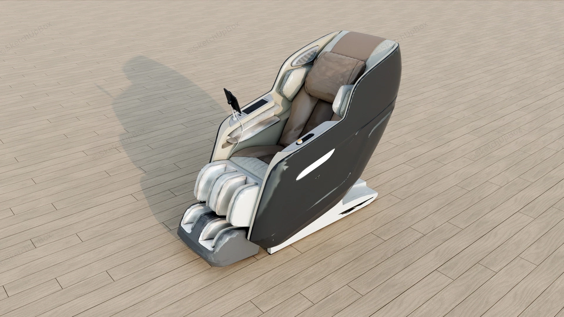 Robotic Massage Chair sketchup model preview - SketchupBox