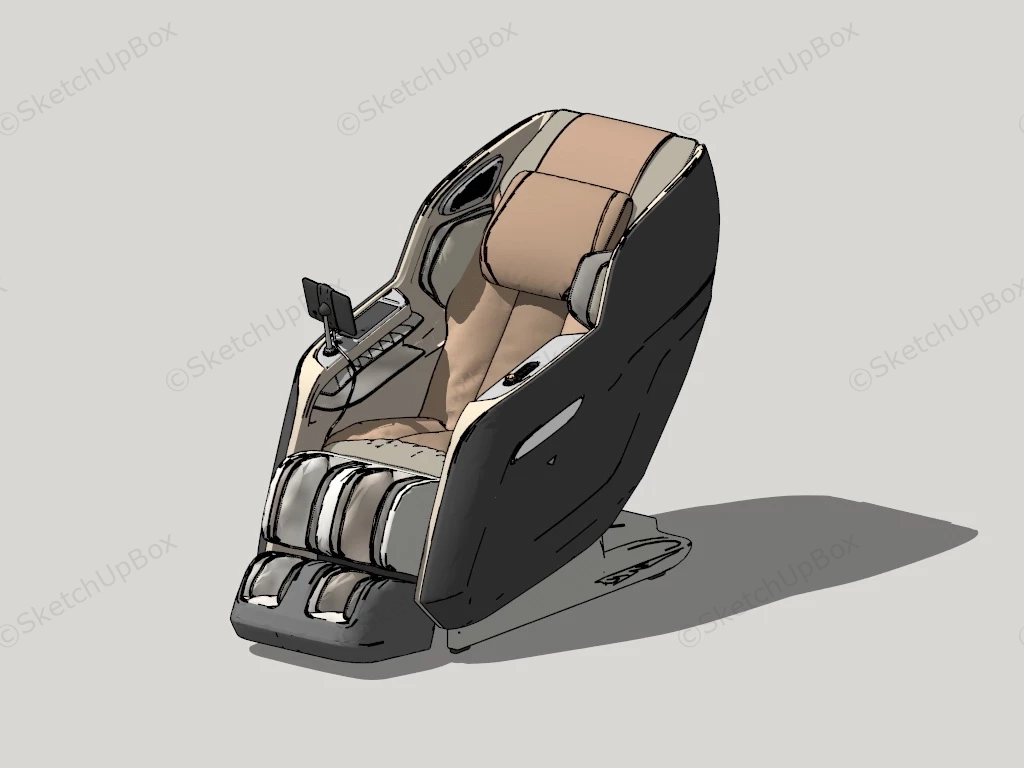 Robotic Massage Chair sketchup model preview - SketchupBox