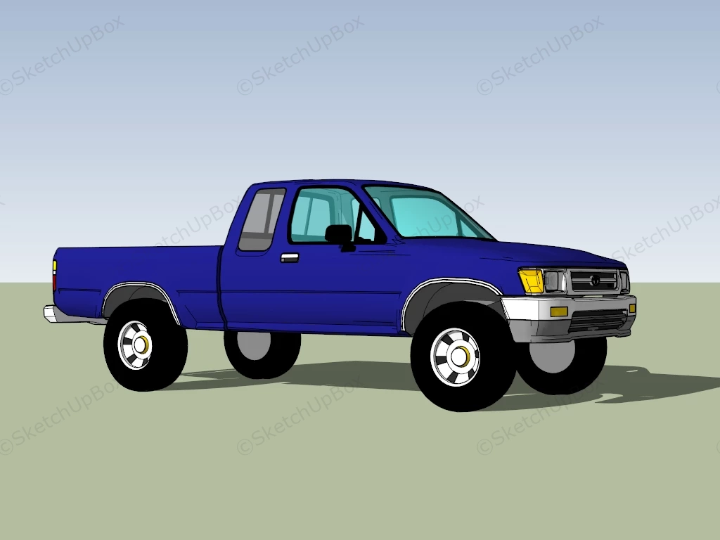 Toyota Pickup Truck sketchup model preview - SketchupBox