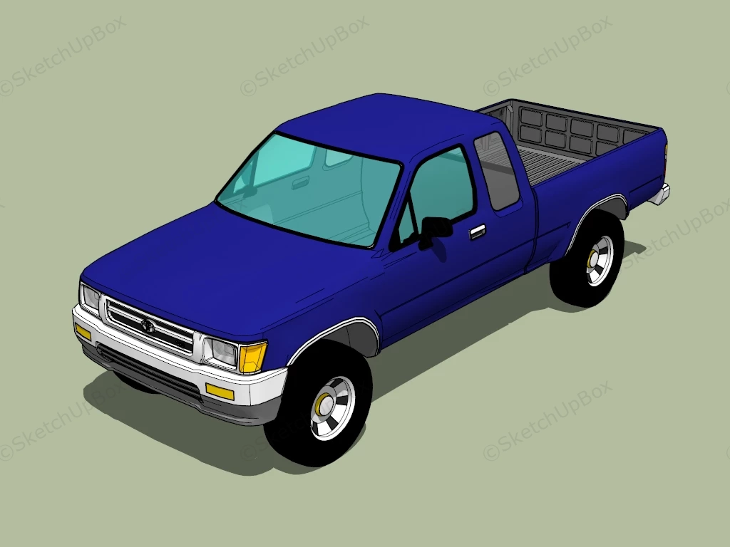 Toyota Pickup Truck sketchup model preview - SketchupBox