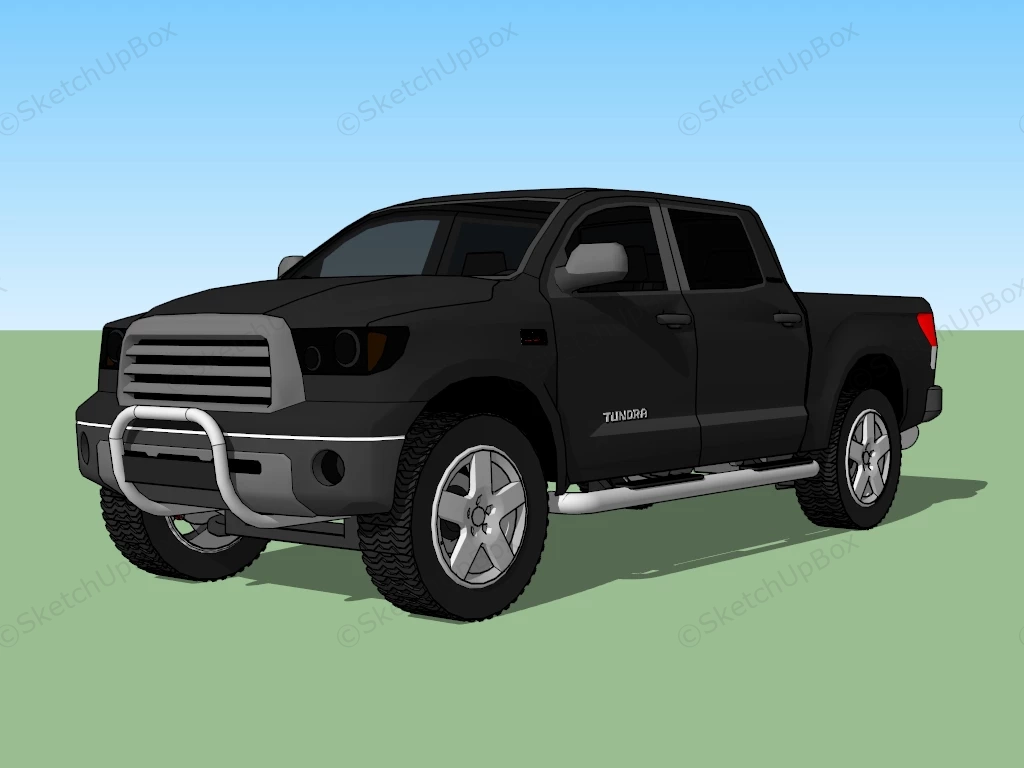 Toyota Tundra Pickup sketchup model preview - SketchupBox