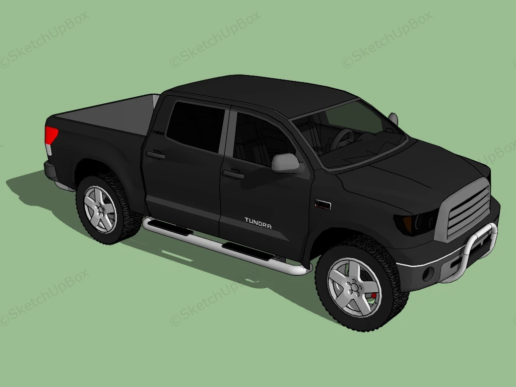 Toyota Tundra Pickup sketchup model preview - SketchupBox