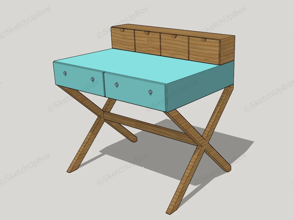 Minimalist Dressing Table sketchup model preview - SketchupBox