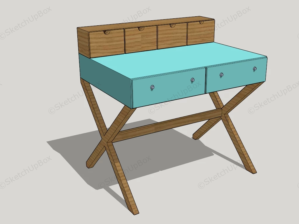 Minimalist Dressing Table sketchup model preview - SketchupBox