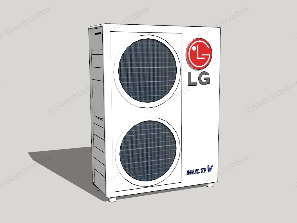 LG Multi V VRF System Air Conditioner sketchup model preview - SketchupBox