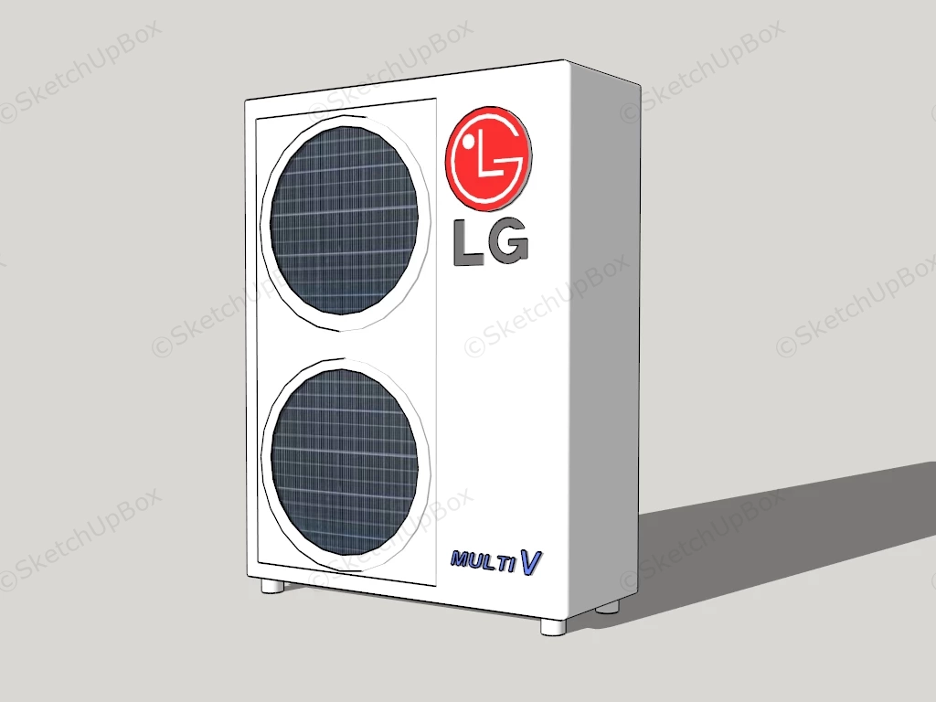 LG Multi V VRF System Air Conditioner sketchup model preview - SketchupBox