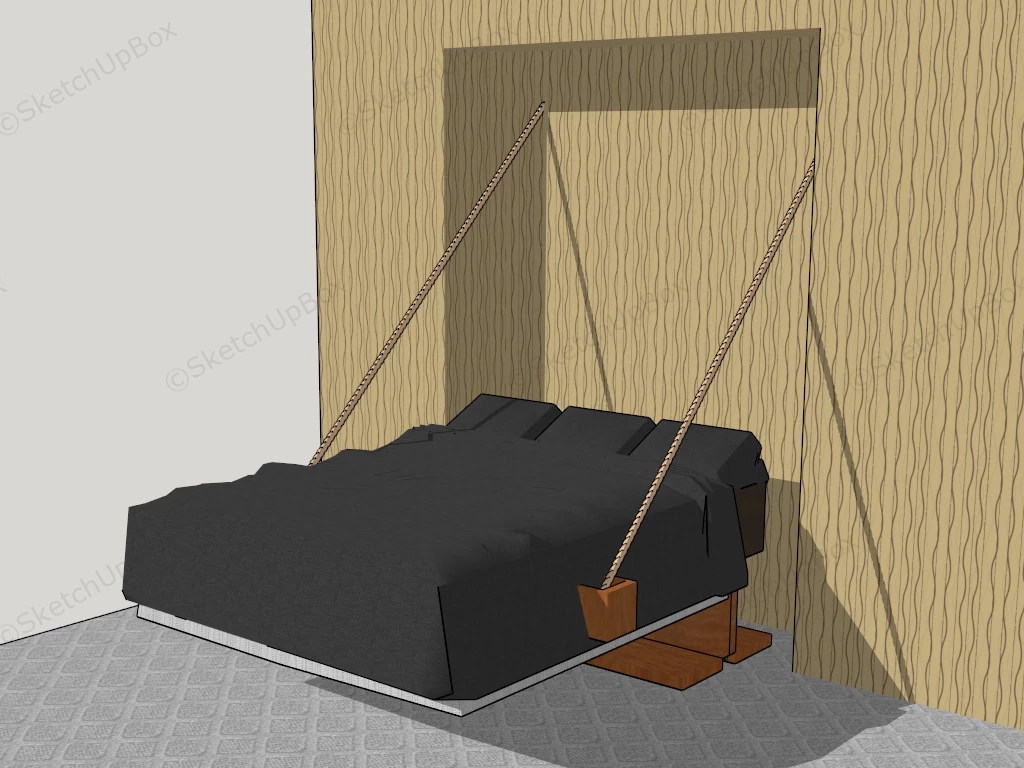 Murphy Bed sketchup model preview - SketchupBox