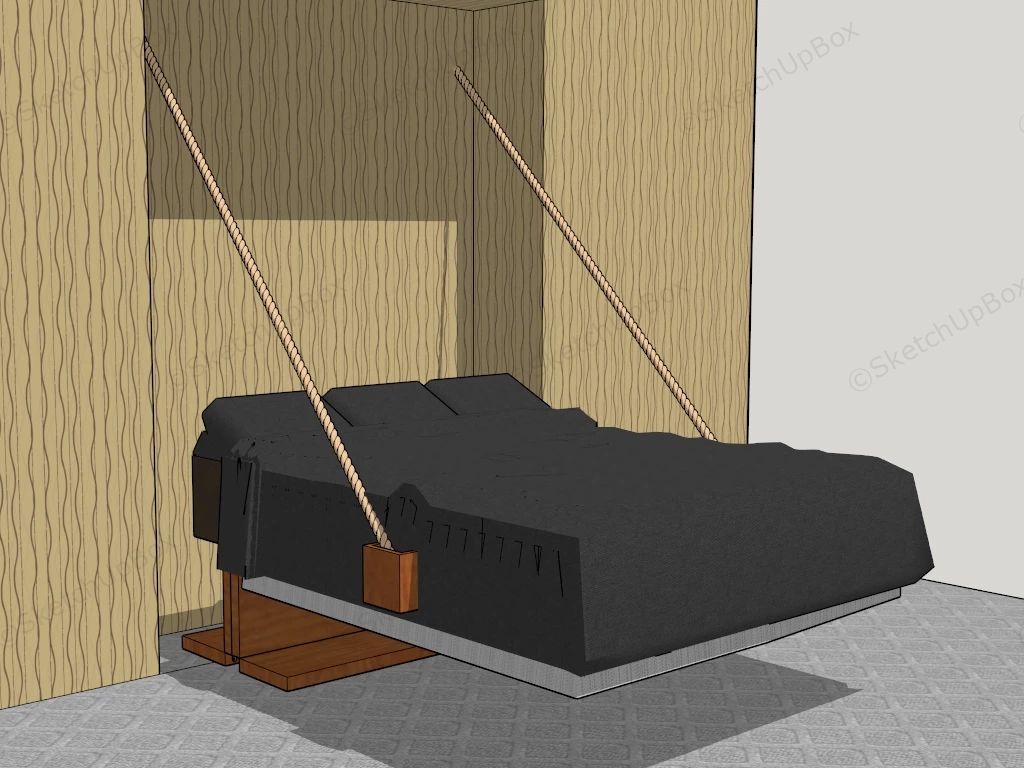 Murphy Bed sketchup model preview - SketchupBox